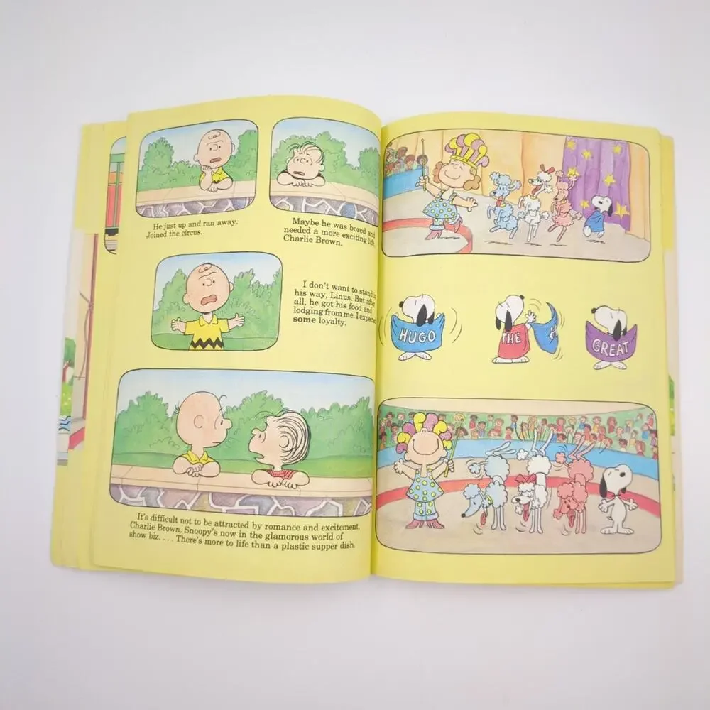 Life Is a Circus Charlie Brown Schulz 1981 Scholastic Peanuts Illustrated Book